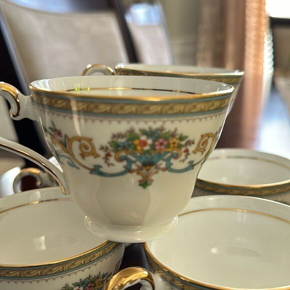 AYNSLEY Henley (6) Bone China Tea Cups - Picture 4 of 5